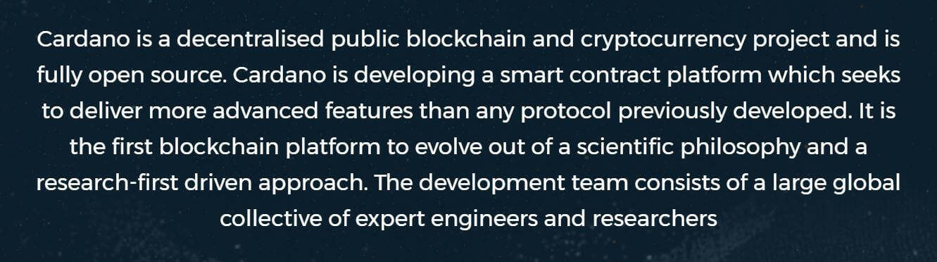 cardano vs neo vs ethereum