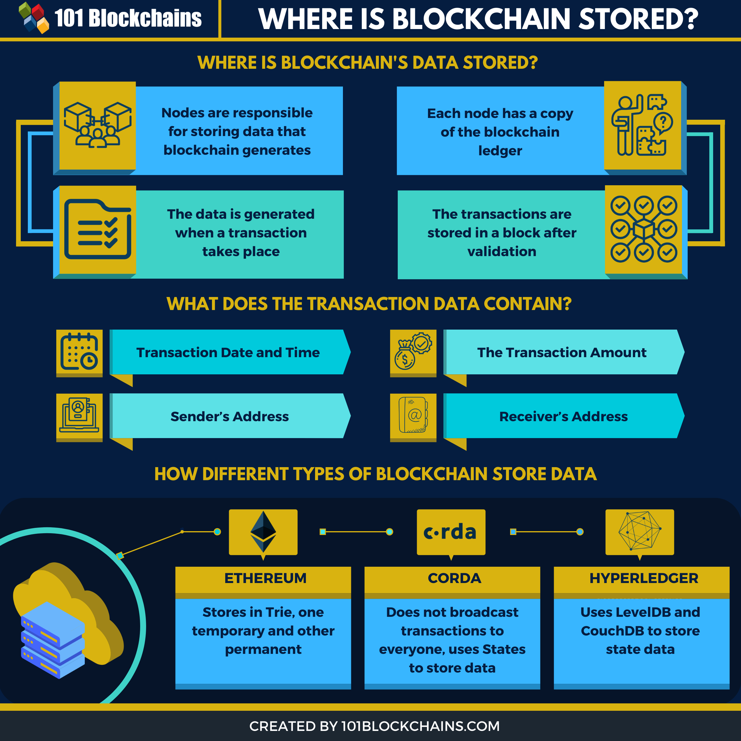 where blockchain is stored