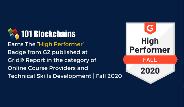 G2 Summer 2020 Reports 101 Blockchains Named as High Performer Online Course