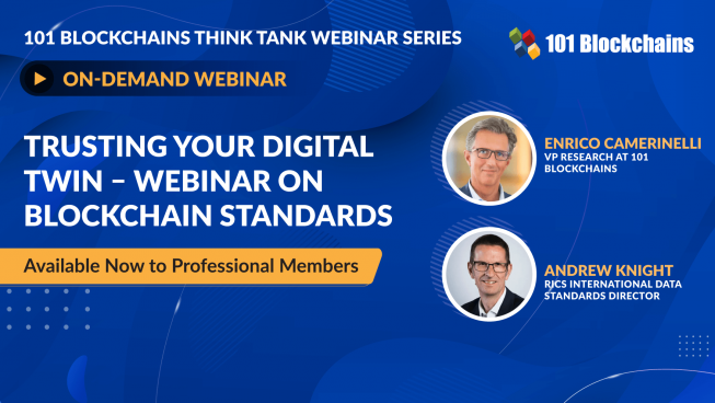 ON-DEMAND: Trusting Your Digital Twin – Webinar on Blockchain Standards