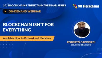 ON-DEMAND WEBINAR: Blockchain isn’t for everything