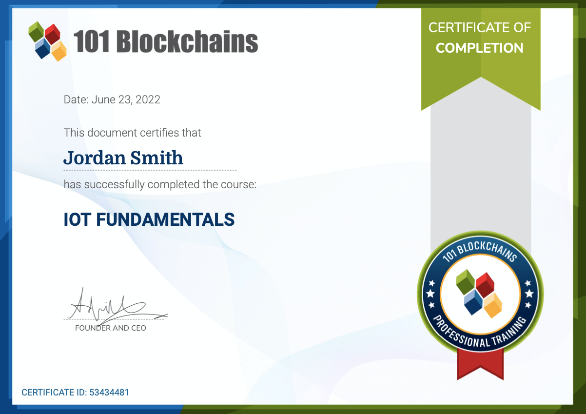 IoT Fundamentals Course